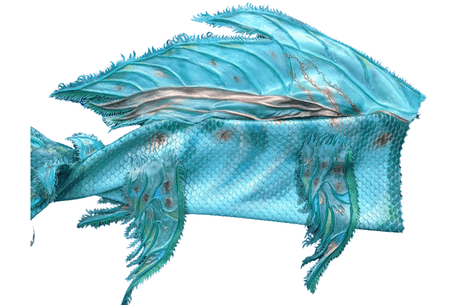 aquamarine mermaid tails